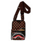 Sprayground Τσαντάκι ώμου Tear It Up Check Sling Bag